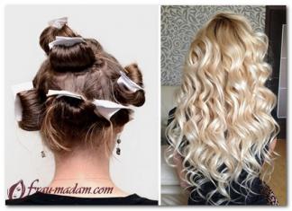 How to curl hair on paper