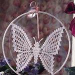 Crochet butterflies - Best Schemes Descriptions and Master Classes Beautiful crocheted napkins with butterflies