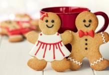 Christmas tree toy “Gingerbread man”