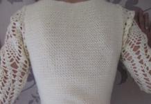 Festive blouse na may peplum crochet Blouse na may pattern ng peplum crochet