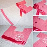 Μοτίβα και λεπτομερείς περιγραφές πλεξίματος με βελονάκι στρογγυλό ζυγό Πλέκο τετράγωνο ζυγό για παιδικό φόρεμα